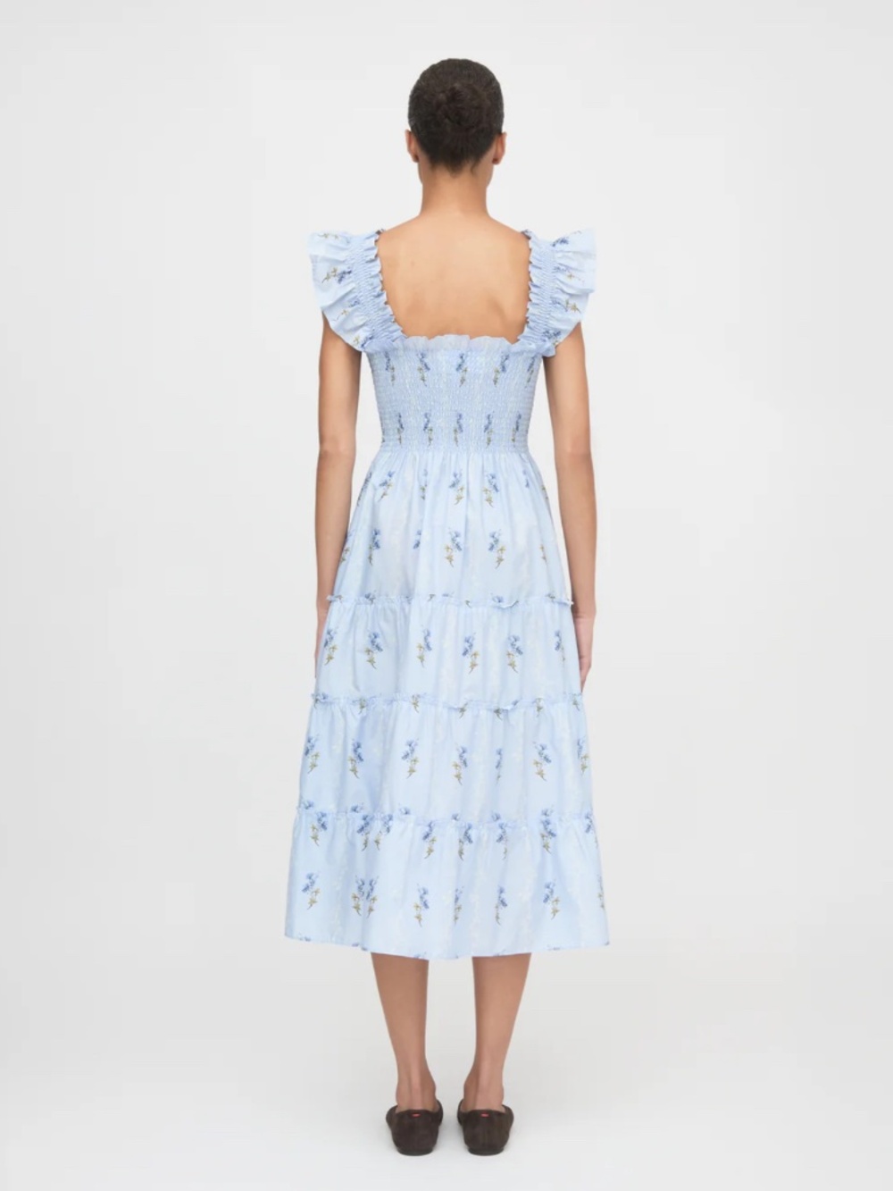 Hill House The Ellie Nap Dress Bluebell Waltz - Picture 2 of 3